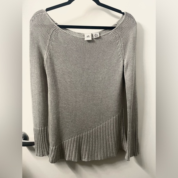 Armani Exchange Gray Top Medium - Picture 1 of 3